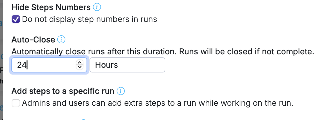 Photo of New Feature: Auto-Close Runs After a Set Period
