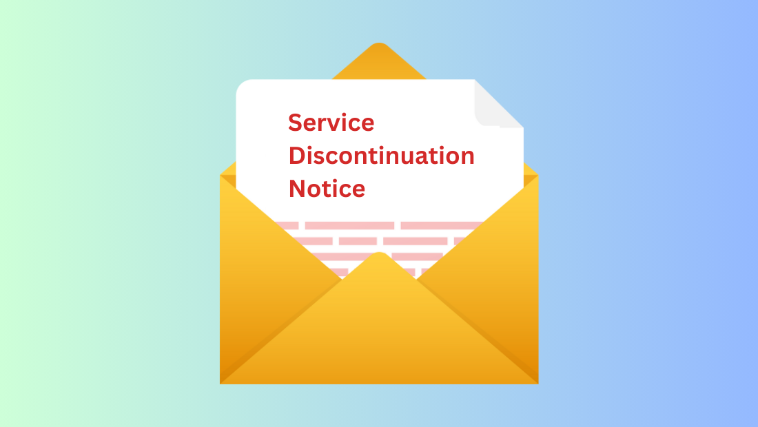 Photo of Examples of Service Discontinuation Notices to Customers: Templates & Best Practices